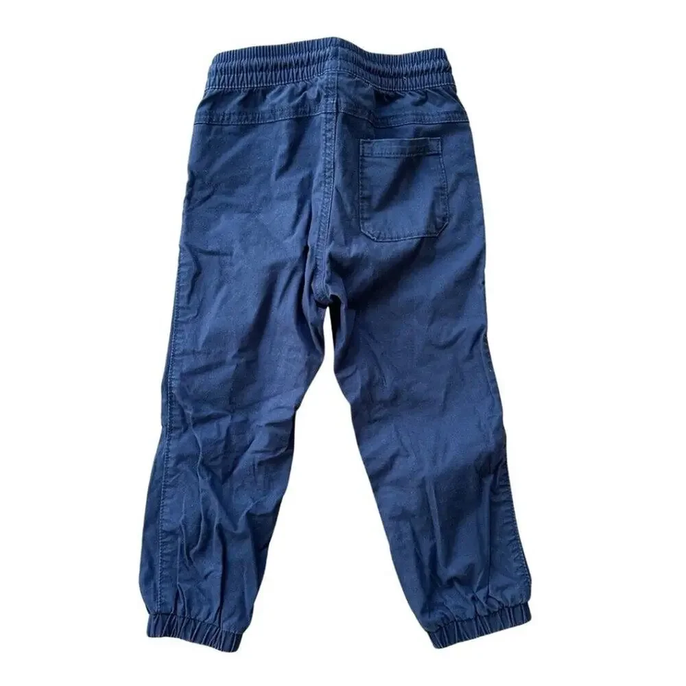 Old Navy Pull Up Joggers Navy Blue 3T